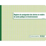 Registre consignation des alertes