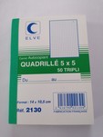 Carnet autocopiant quadrillé 5x5