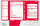Chemise Transaction rouge x 12
