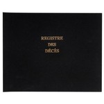 Registre des décès 100 pages