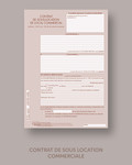 Contrat de sous location commerciale X 25