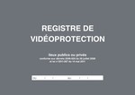 Registre de vidéoprotection